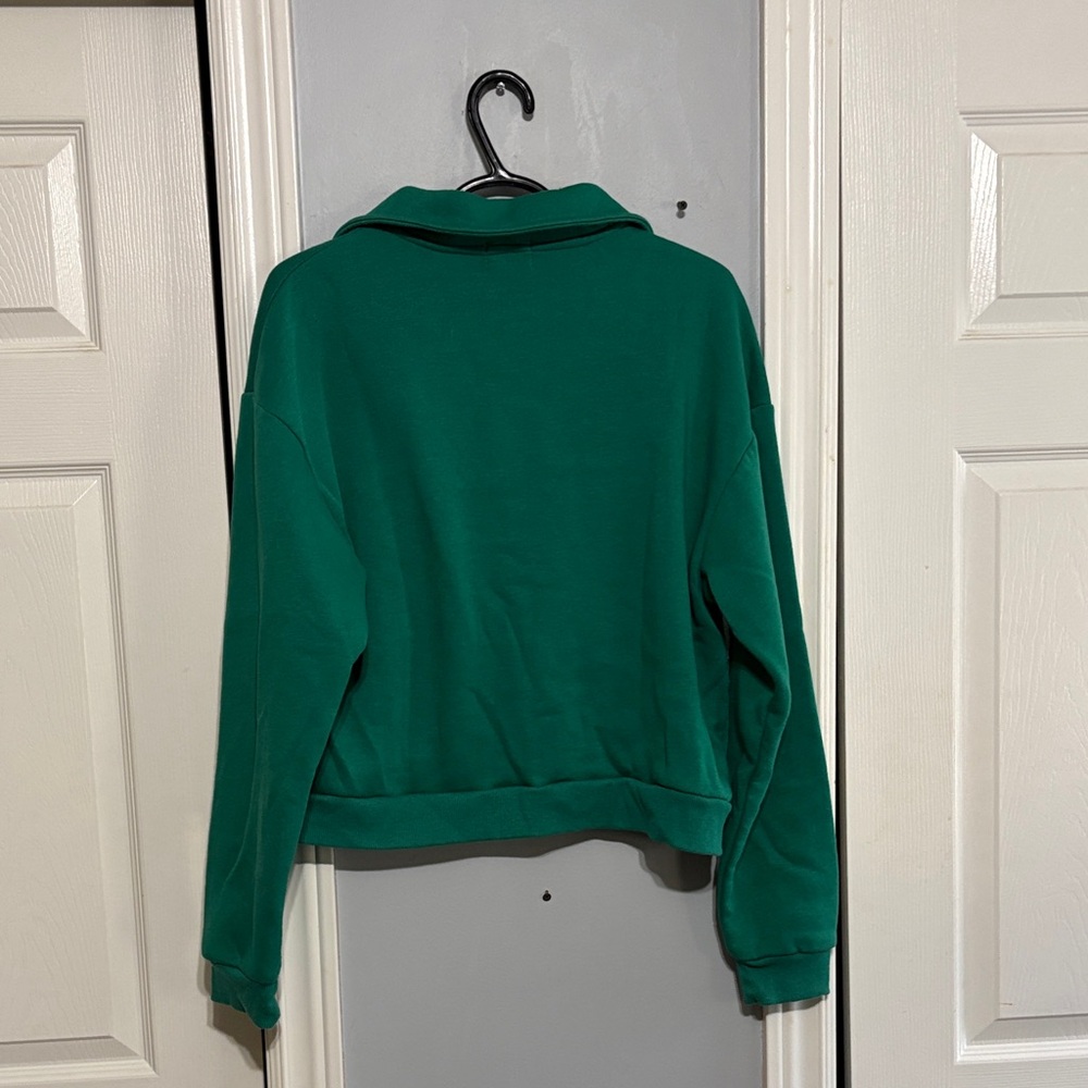 Ardene Green Collared Sweater - Picture 6 of 8